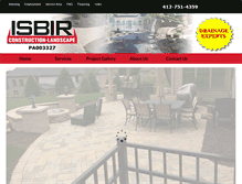 Tablet Screenshot of isbirconstruction.com